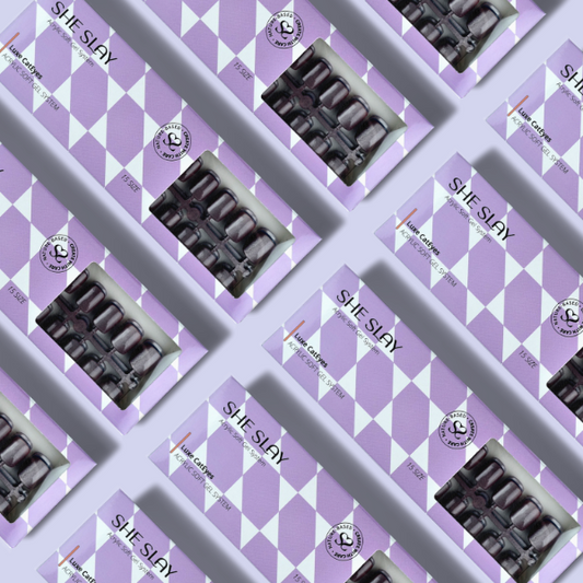 SheSlay Cat Eye Glitter Gel Press-On Nails | 120pcs Full Cover Short Square Nails | Glossy, Handmade, Real Cat Eye Effect | 4 Colors, 15 Sizes - SHESLAY