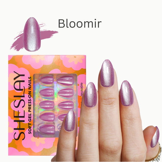 Bloomir -Almond-Soft Gel Press On Nail-30pcs