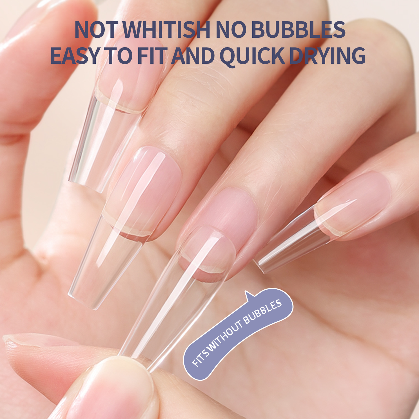 SheSlay Brush-On Nail Glue 15ml | Ultra-Strong Pink Gel | Fast-Drying & Long-Lasting | Glue Remover