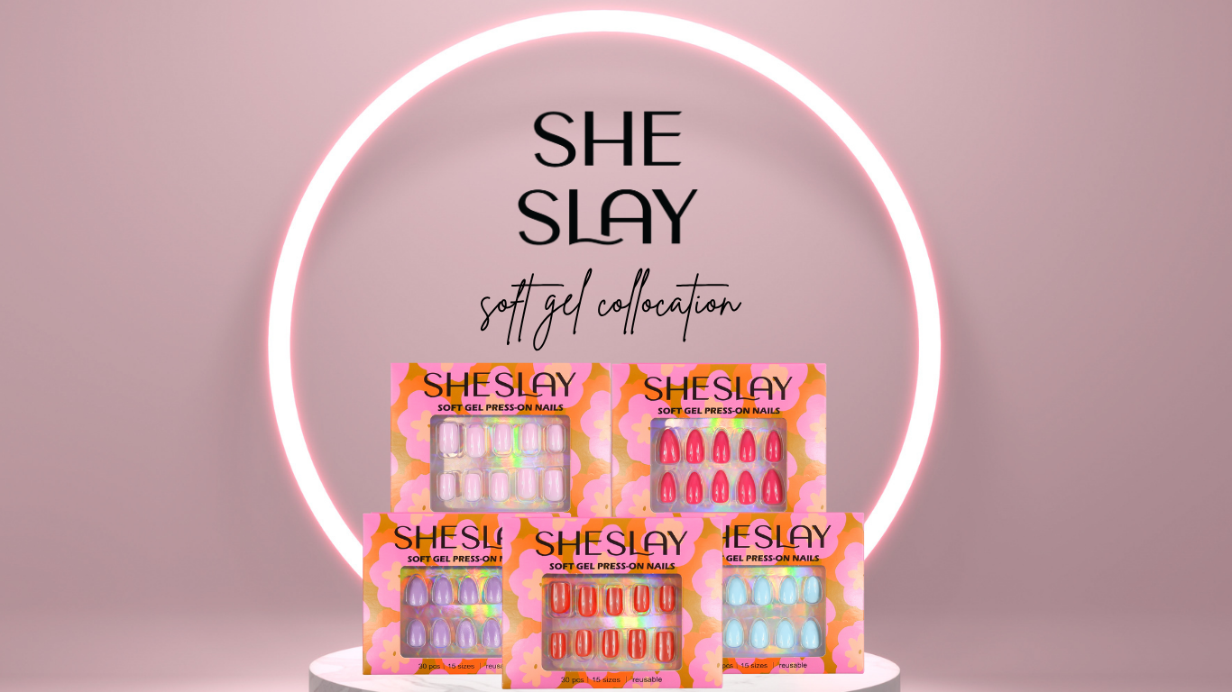 SheSlay Soft Gel Nails – Flexible, Natural & Long-Lasting Sets