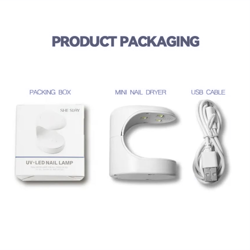 LED USB Nail Lamp – Egg Shape Design, Fast Curing