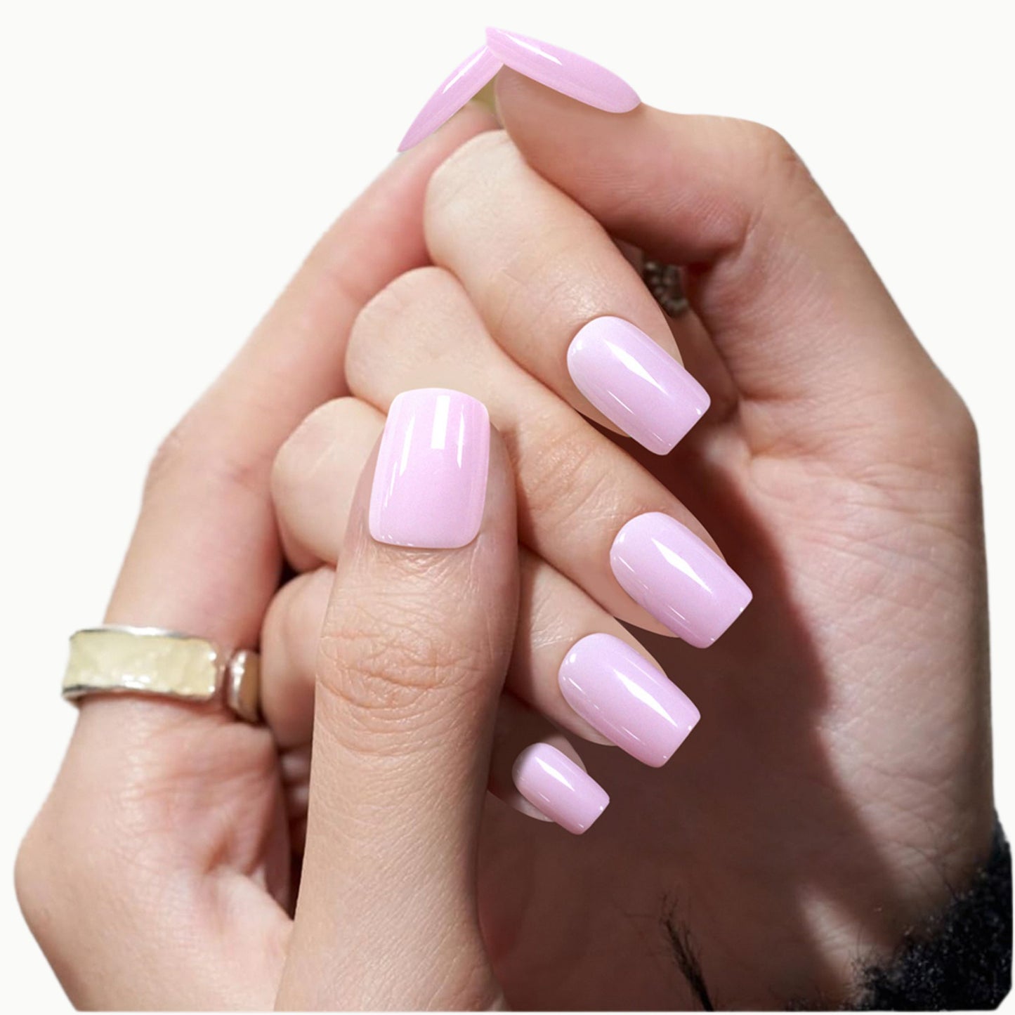Macaron-Square-Soft Gel Press On Nail-30pcs