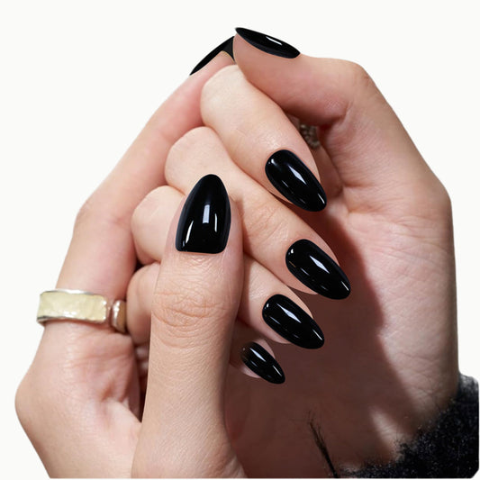 Noiréa-Almond-Soft Gel Press On Nail-30pcs
