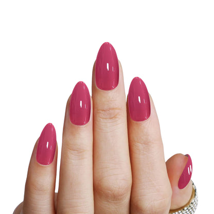 Pinkjam-Almond-Soft Gel Press On Nail-30pcs