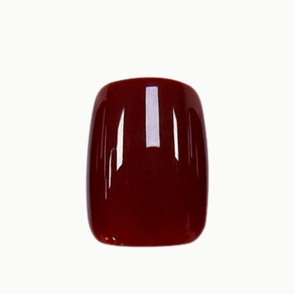 Sangria-Square-Soft Gel Press On Nail-30pcs