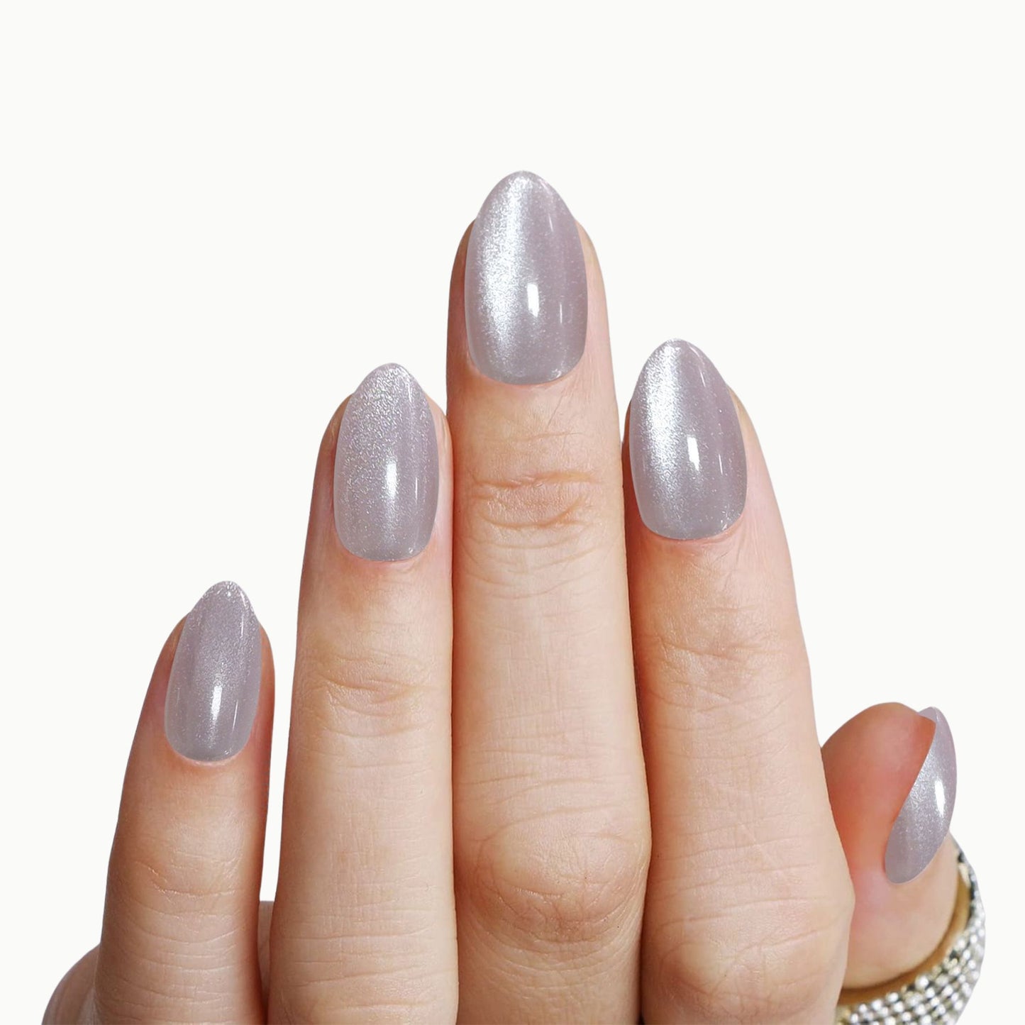 Silven-Almond-Soft Gel Press On Nail-30pcs