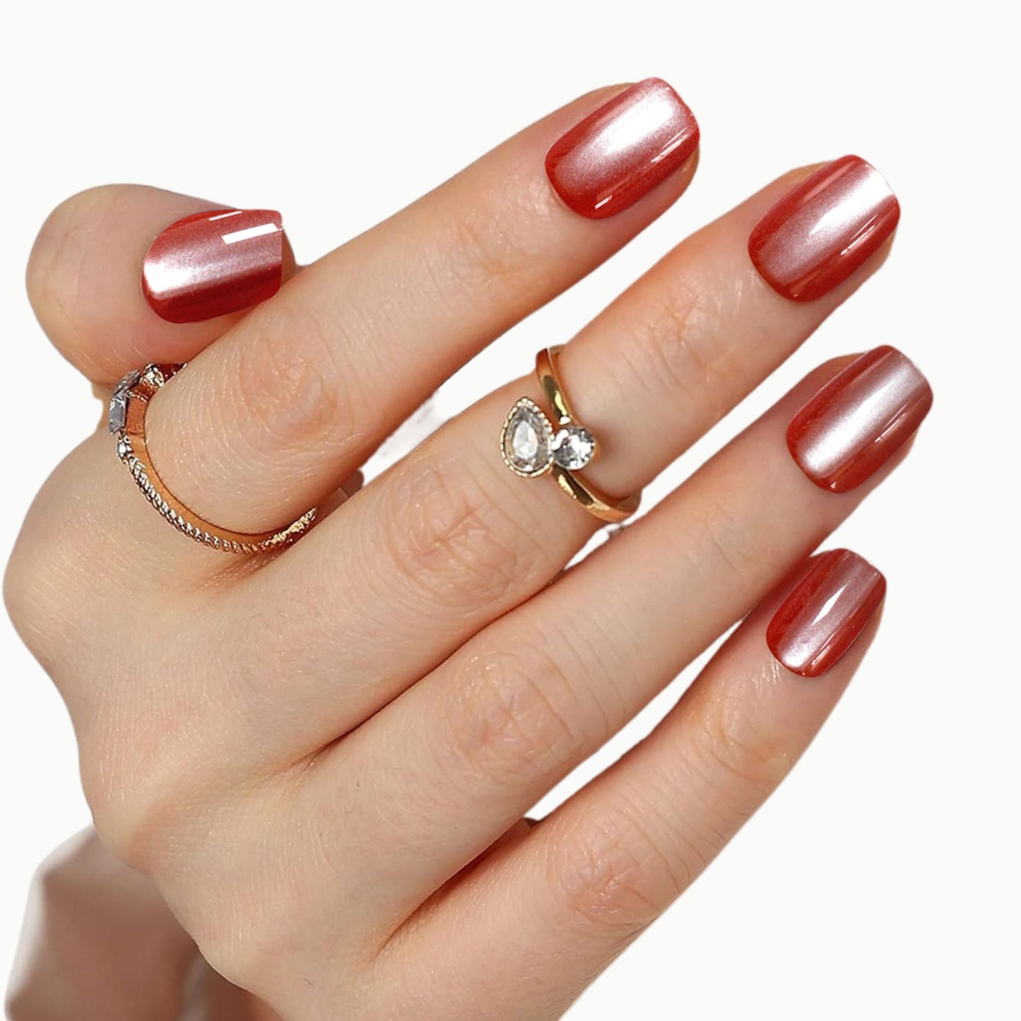 SheSlay Soft Gel Press-On Nails – 30pcs Full Kit-Almond