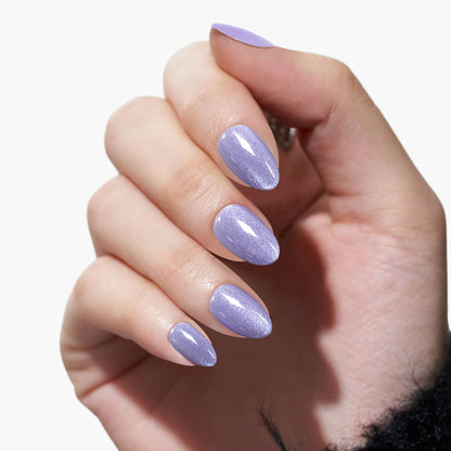 Violet-Almond-Soft Gel Press On Nail-30pcs