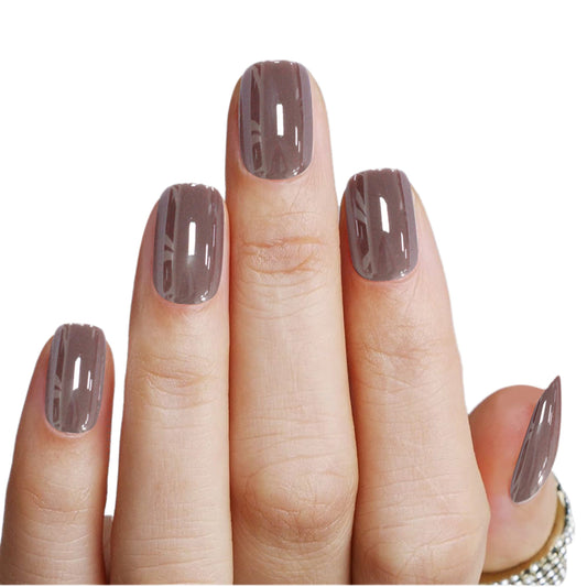 Smoke-Square-Soft Gel Press On Nail-30pcs