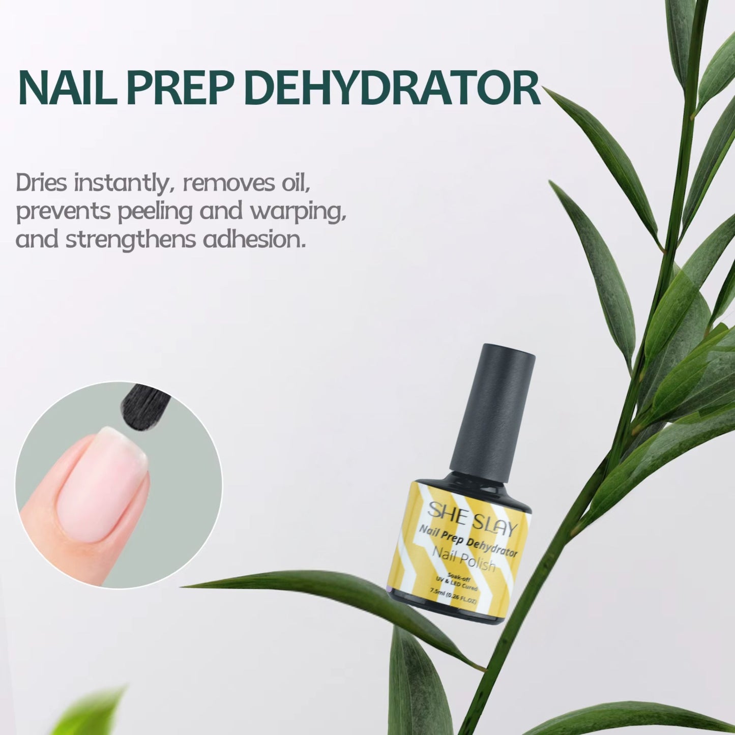 SheSlay Trio Coat Function Gel | UV Soak-Off Nail Prep, Top Coat & Reinforcement – 7.5ml
