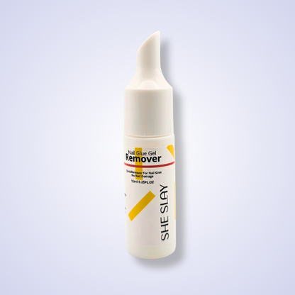 SheSlay Brush-On Nail Glue 15ml | Ultra-Strong Pink Gel | Fast-Drying & Long-Lasting  | Glue Remover