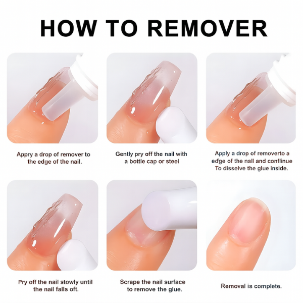SheSlay Nail Glue Remover 10ml – Quick & Easy Removal